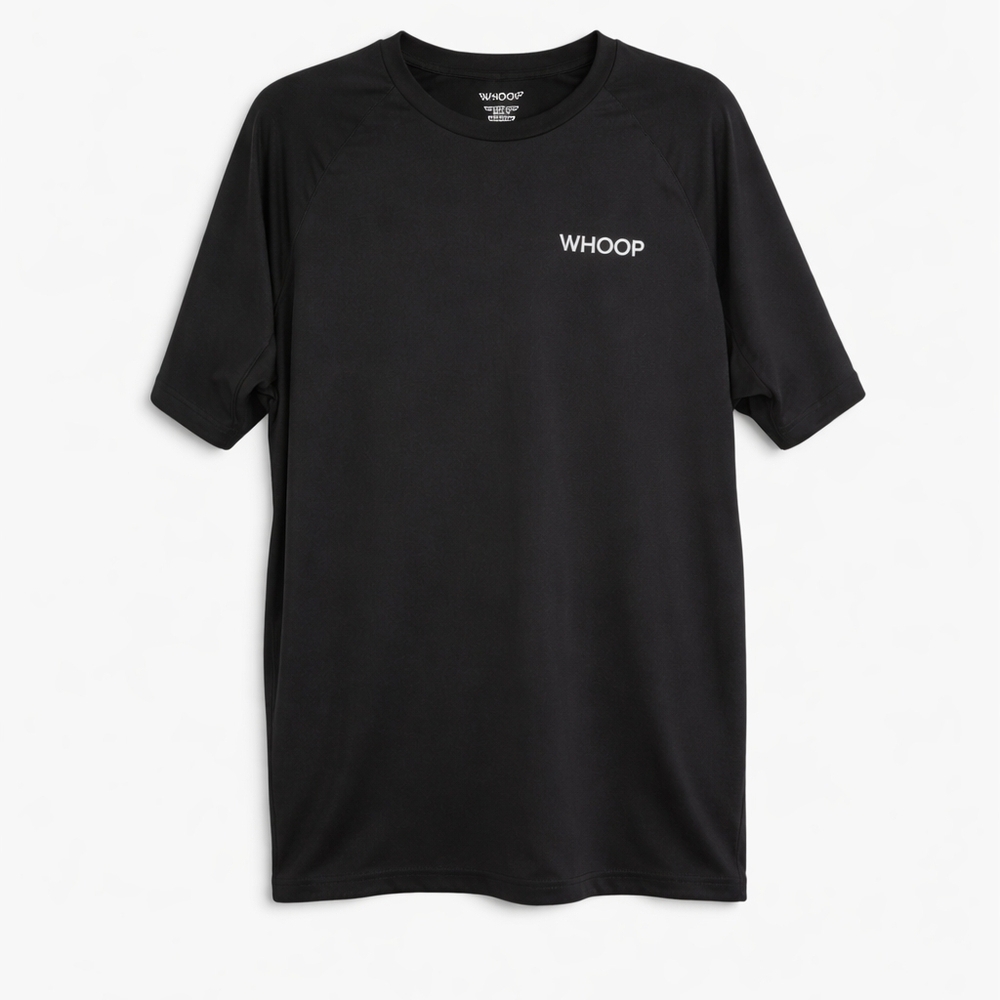 WHOOP Black Performance Short Sleeve Tee Shirt L